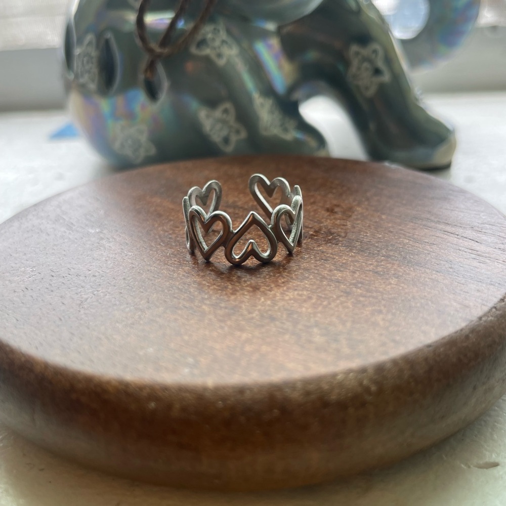 Silver Heart Ring